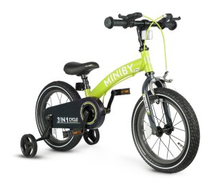 Qplay Rowerek Dziecięcy - Rowerek Biegowy Miniby 14 cali Green
