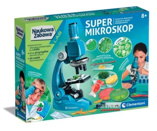Clementoni Naukowa Zabawa Lab 50755 Super Mikroskop