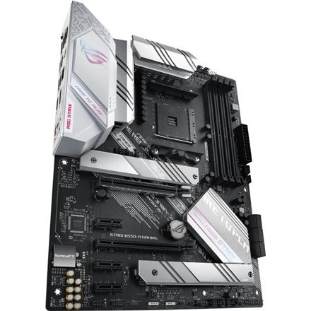 Asus | ROG STRIX B550-A GAMING | Rodzina procesorów AMD | Gniazdo procesora AM4 | DDR4 DIMM | Gniazda pamięci 4 | Obsługiwane in