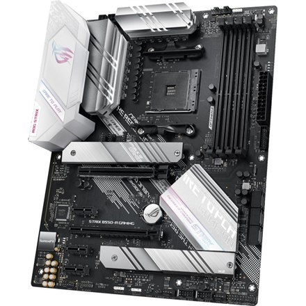 Asus | ROG STRIX B550-A GAMING | Rodzina procesorów AMD | Gniazdo procesora AM4 | DDR4 DIMM | Gniazda pamięci 4 | Obsługiwane in