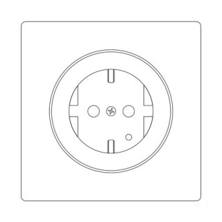 FIBARO Walli Outlet type F, Black Z-Wave EU Fibaro