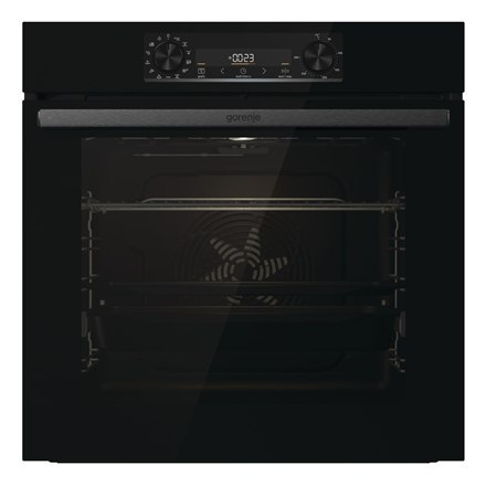 Gorenje | BOS6737E06FBG | Piekarnik | 77 L | Wielofunkcyjny | EcoClean | Sterowanie mechaniczne | Funkcja pary | Tak | Wysokość 