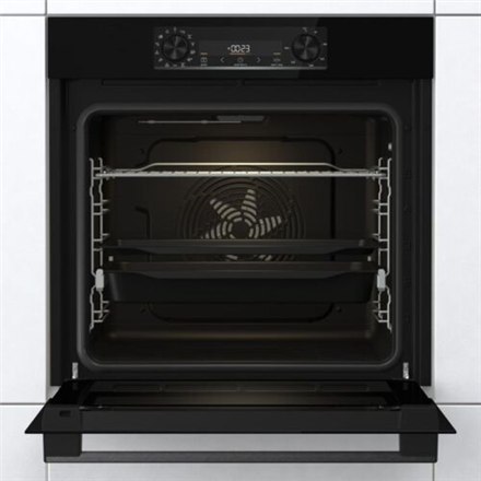 Gorenje | BOS6737E06FBG | Piekarnik | 77 L | Wielofunkcyjny | EcoClean | Sterowanie mechaniczne | Funkcja pary | Tak | Wysokość 