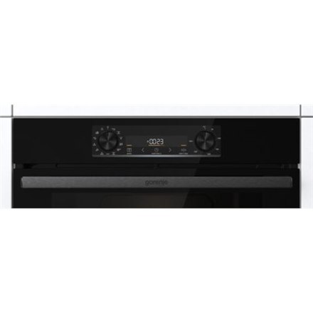 Gorenje | BOS6737E06FBG | Piekarnik | 77 L | Wielofunkcyjny | EcoClean | Sterowanie mechaniczne | Funkcja pary | Tak | Wysokość 