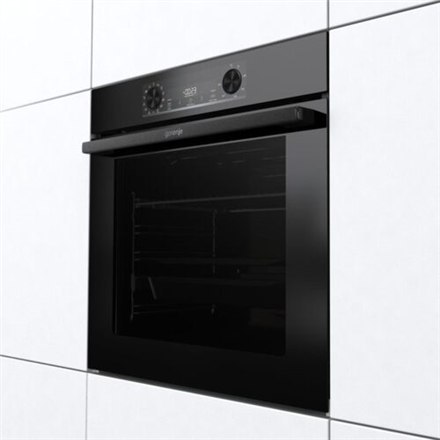 Gorenje | BOS6737E06FBG | Piekarnik | 77 L | Wielofunkcyjny | EcoClean | Sterowanie mechaniczne | Funkcja pary | Tak | Wysokość 