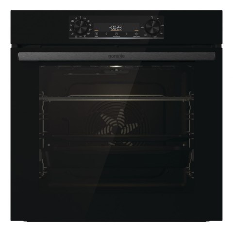 Gorenje | BOS6737E06FBG | Piekarnik | 77 L | Wielofunkcyjny | EcoClean | Sterowanie mechaniczne | Funkcja pary | Tak | Wysokość 