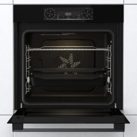 Gorenje | BOS6737E06FBG | Piekarnik | 77 L | Wielofunkcyjny | EcoClean | Sterowanie mechaniczne | Funkcja pary | Tak | Wysokość 