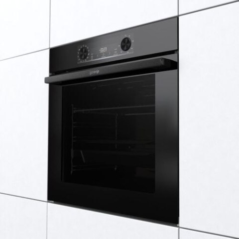 Gorenje | BOS6737E06FBG | Piekarnik | 77 L | Wielofunkcyjny | EcoClean | Sterowanie mechaniczne | Funkcja pary | Tak | Wysokość 