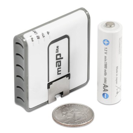 MikroTik | mAP lite | RBmAPL-2nD | 802.11n | 2.4 | 150 Mbit/s | 10/100 Mbit/s | Ethernet LAN (RJ-45) porty 1 | MU-MiMO No | PoE 