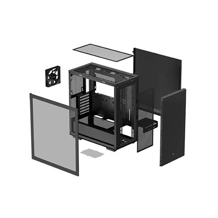 Obudowa Deepcool | MID TOWER CASE | CH510 | Okno boczne | Czarny | Mid-Tower | ATX PS2