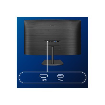 Philips E-line | 241E1SCA | 24 cale | VA | Full HD (1080p) 1920 x 1080 przy 75 Hz | 250 cd/m² | HDMI, VGA | Pochylenie | Głośnik