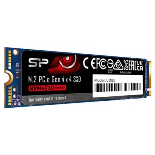 Silicon Power | SSD | UD85 | 1000 GB | Format SSD M.2 2280 | Interfejs SSD PCIe Gen4x4 | Prędkość odczytu 3600 MB/s | Prędkość z