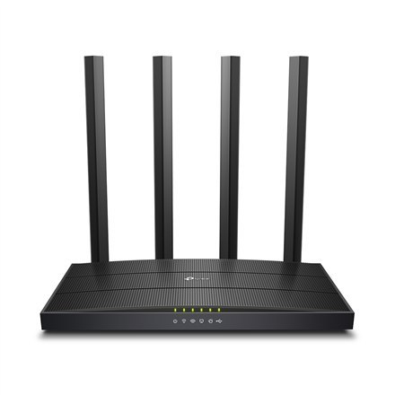 TP-LINK | Bezprzewodowy router gigabitowy AC1200 | Archer C6U | 802.11ac | 300+867 Mbit/s | 10/100/1000 Mbit/s | Porty Ethernet 