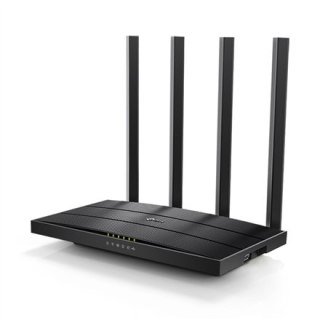 TP-LINK | Bezprzewodowy router gigabitowy AC1200 | Archer C6U | 802.11ac | 300+867 Mbit/s | 10/100/1000 Mbit/s | Porty Ethernet 
