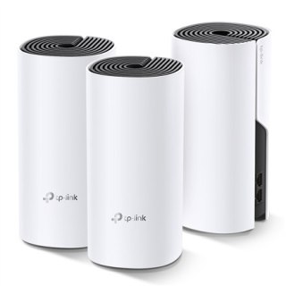 TP-LINK | System Wi-Fi typu Whole Home Mesh | Deco E4 (3-pack) | 802.11ac | 867+300 Mbit/s | 10/100 Mbit/s | Porty Ethernet LAN 