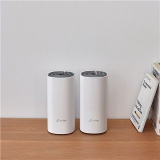 TP-LINK | System Wi-Fi typu Whole Home Mesh | Deco E4 (3-pack) | 802.11ac | 867+300 Mbit/s | 10/100 Mbit/s | Porty Ethernet LAN 