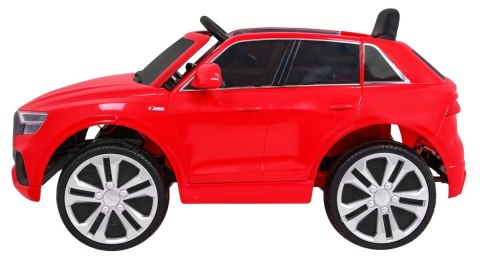 Audi Q8 Lift na akumulator dla dzieci Czerwony SUV + Pilot
