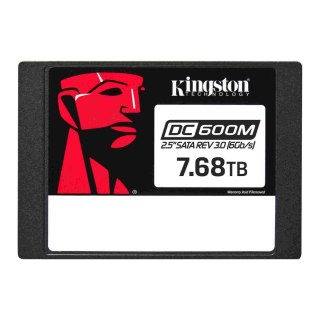 Kingston DC600M | 7680 GB | SSD form factor 2.5" | Solid-state drive interface SATA Rev. 3.0 | Read speed 560 MB/s | Write speed