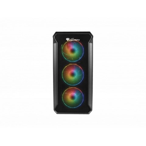 Obudowa GENESIS IRID 503 ARGB, Micro Tower, 2xUSB 2.0, 2x Jack, 1xUSB 3.0, Czarny | Genesis | IRID 503 ARGB | Czarny | ATX | Zas