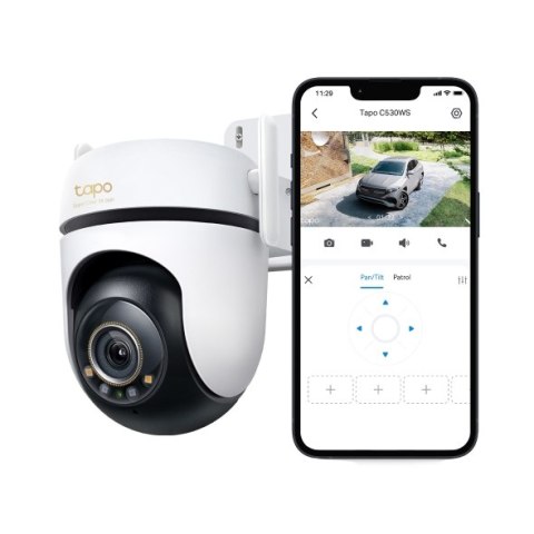 TP-LINK | Outdoor Pan/Tilt Security Wi-Fi Camera | Tapo C530WS | Dome | 5 MP | 3.2 mm/ F1.6 | IP66 | H.264 | Micro SD, Max. 512 