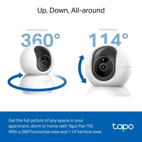 TP-LINK | Pan/Tilt AI Home Security Wi-Fi Camera | Tapo C230 | Tabletop or Ceiling-Mounted | 5 MP | 4mm/F2.0 | H.264 | Micro SD,
