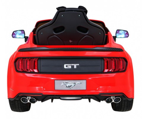Autko Ford Mustang GT na akumulator dla dzieci Czerwony