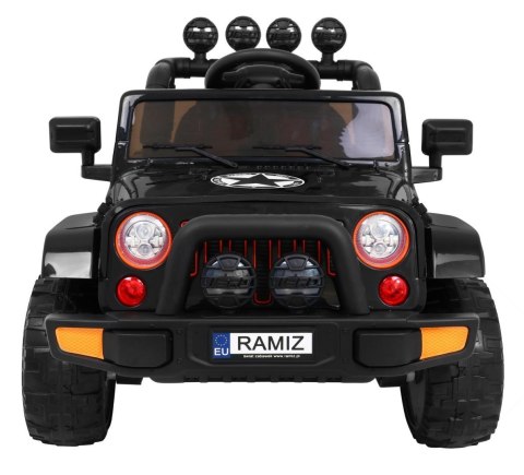 Auto Terenowe Full Time 4WD dla dzieci Czarny + Napęd 4x4 + Pilot