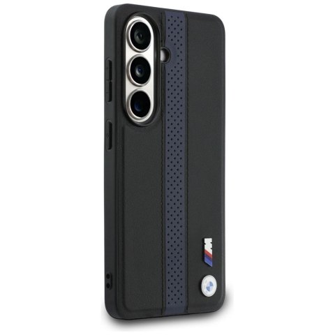 BMW futerał do SAMSUNG S26 kompatybilny z MagSafe BMHMS26S25PCPSKB (Perforated Stripe Logo) niebieski