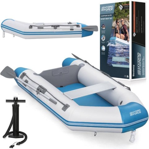 Bestway Dmuchany ponton CASPIAN 230x130x33cm - zestaw wiosła + pompka 65046
