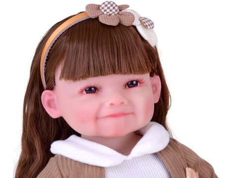 Duża Lalka dziewczynka 55 cm - uroczy wygląd i figlarny uśmiech ZA5830