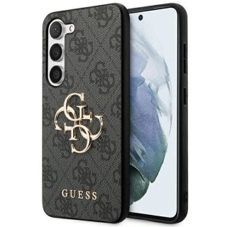 GUESS futerał do SAMSUNG S24 Plus GUHCS24M4GMGGR (Leather 4G Metal Logo) czarny
