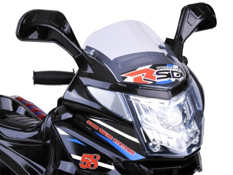 Motorek na akumulator kolorowe światła led PA0241