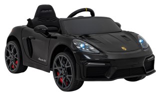 Pojazd Porsche Spyder RS 718 Czarny MP4