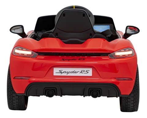 Pojazd Porsche Spyder RS 718 Czerwony MP4