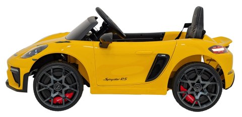 Pojazd Porsche Spyder RS 718 Lakier Żółty