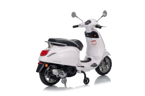 Pojazd Skuter Vespa ROMA Biały motorek dla dziecka