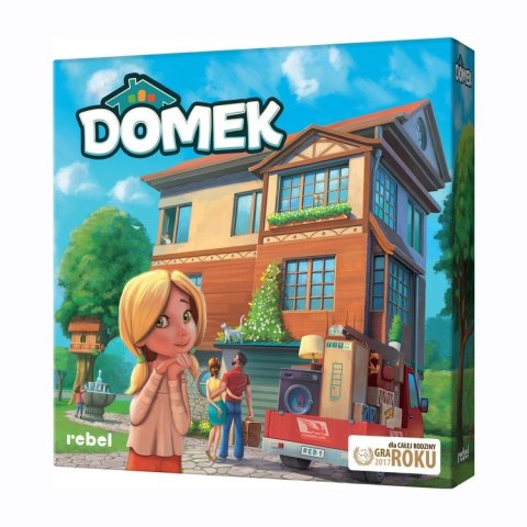 Rebel Rodzinna gra planszowa DOMEK o urządzaniu wnętrz z sercem i wyobraźnią GR0783