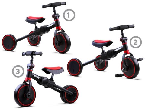 Rowerek trójkołowy 3w1 + biegowy i jeździk TINY BIKE SP0663