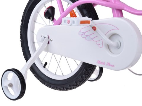 RoyalBaby Rower dziecięcy 14" Little Swan Koszyk + kółka boczne RB14-18