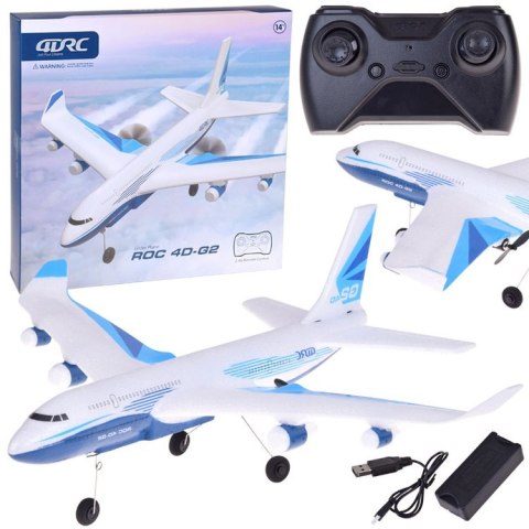 Samolot Duży Pasażerski Samolot z Pianki EPP z LED i Ładowaniem USB RC0722