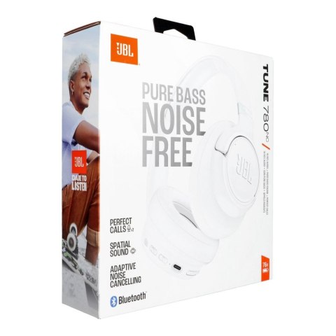 Słuchawki bezprzewodowe nauszne JBL Tune 780NC białe