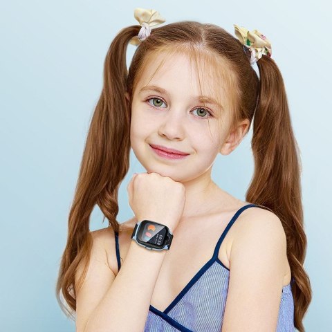Smartwatch dla dzieci Hoco 1,69" 4G GPS z funkcją rozmowy Y104 niebieski