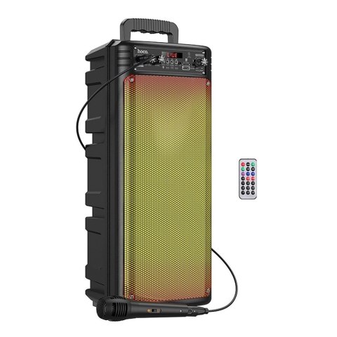 Zestaw do karaoke bluetooth 2 x 10W 3h Hoco BS52 czarny
