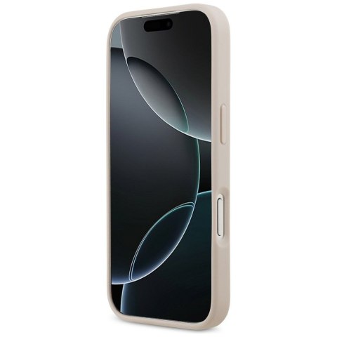 GUESS futerał do IPHONE 17 Pro GUHCP17LP4TPP (4G Double Card Triangle) różowy