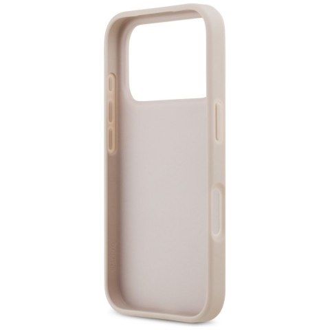 GUESS futerał do IPHONE 17 Pro GUHCP17LP4TPP (4G Double Card Triangle) różowy