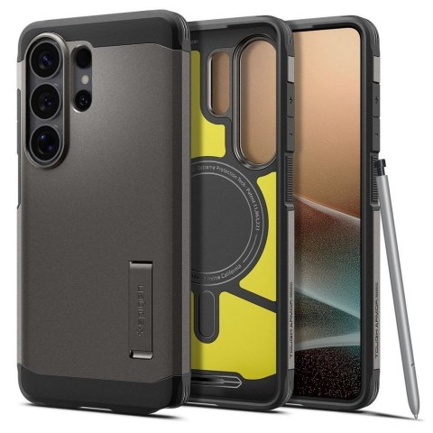 SPIGEN futerał TOUGH ARMOR kompatybilny z MagSafe do SAMSUNG S26 Ultra gunmetal