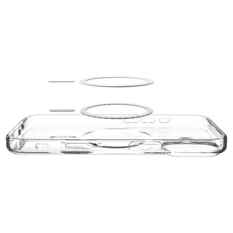SPIGEN futerał ULTRA HYBRID MAG kompatybilny z MagSafe do IPHONE 17 clear gold