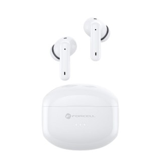 Słuchawki bezprzewodowe douszne Forcell F-Audio TWS Clear Sound białe