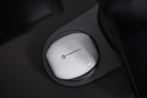 Słuchawki bezprzewodowe douszne Forcell F-Audio TWS Clear Sound białe