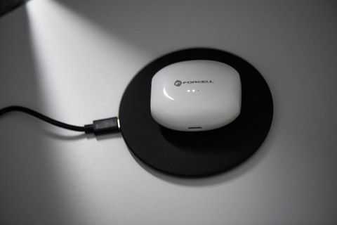 Słuchawki bezprzewodowe douszne Forcell F-Audio TWS Clear Sound białe